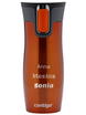 Thermal mug Contigo West Loop 2.0 with custom inscription-engraved- Orange