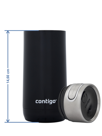 Thermal mug Contigo Luxe Autoseal 360 ml with custom inscription - engraved - Biscay Bay