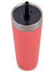 Mug thermique avec paille Luxe Tumbler 720ml avec gravure - Coral