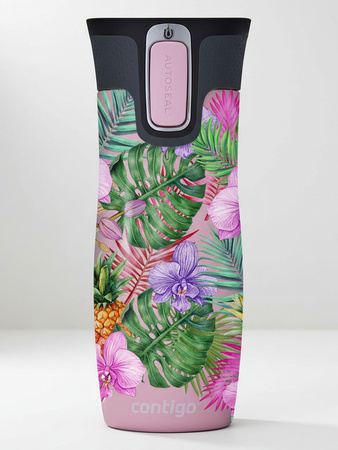 Taza térmica Contigo West Loop 2.0 470ml - Rosa mate - Monstera