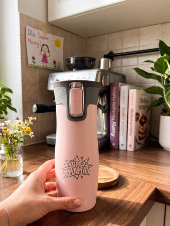 Mug isotherme Contigo West Loop 2.0 470ml - Rose mat - Super Maman