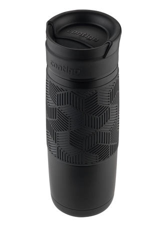 Tasse personnalisée thermiqnue Contigo Transit (Metra) - Noir