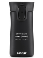 Tasse personnalisée thermiqnue Contigo Pinnacle 300ml - Noir mat