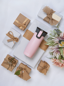 Tasse personnalisée thermiqnue Contigo West Loop - Rose