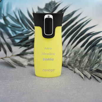 Thermobecher mit gravur Contigo West Loop Mini 300ml - Limelight