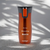 Taza térmica Contigo West Loop 2.0 con inscripción personalizada - grabado - Naranja