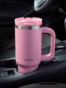 Thermal water mug with engraving Contigo Streeterville Tumbler 1200 ml - Strawberry Cream