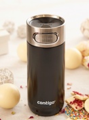 Taza térmica Contigo Luxe 360ml con grabado - Negro