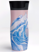 Taza térmica Contigo West Loop 2.0 470ml - Summer Waves - Rosa Mate