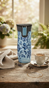 Thermal Mug Contigo West Loop 470 ml - Matte Black - Cat Eyes