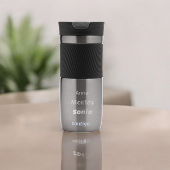 Thermobecher mit gravur Contigo Byron 470ml - Gunmetal 