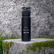 Contigo Free Flow Mouthpiece Thermos 700ml - Black - With your engraving
