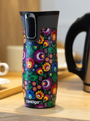 Contigo Mug thermique West Loop 2.0 470ml - Folklore - Noir mat