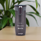 Taza térmica Contigo West Loop 2.0 con inscripción personalizada - grafito