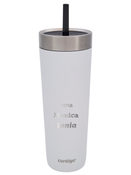 Taza térmica con paja  Luxe Tumbler 720ml con grabado - Salt