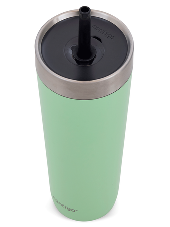 Mug thermique avec paille Luxe Tumbler 720ml avec gravure - Cucumber