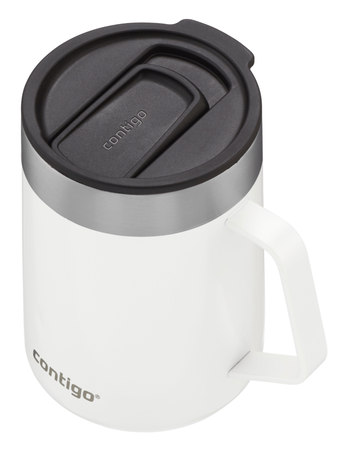 Tasse personnalisée thermiqnue Contigo Streeterville 420 ml - Blanc