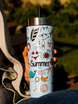 Mug thermique avec paille Contigo Luxe Tumbler 720ml - Summer - Periwinkle