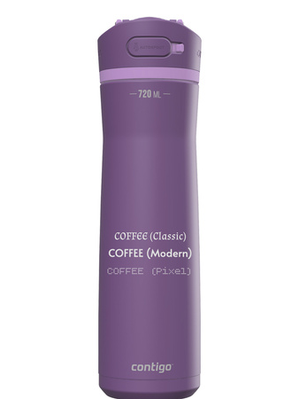 Bouteille isotherme Contigo Ashland 2.0 Chill 720 ml - Violet - Avec votre gravure