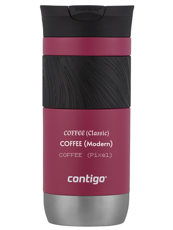Taza térmica Contigo Byron 2.0 con grabado 470ml - Rosa mate