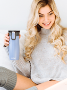 Thermal mug Contigo West Loop 2.0 with custom inscription-engraved - Earl Grey