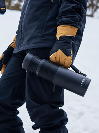 Travel thermos Contigo 1,2l - matte black - With your engraving