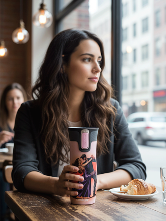 Mug isotherme Contigo West Loop 2.0 470ml - Rose mat - Tango
