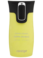 Contigo West Loop Mini 300ml thermal mug with engraving - Limelight