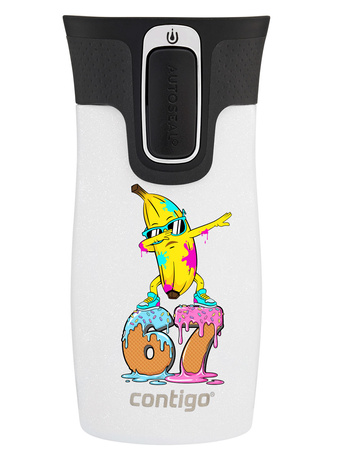 Contigo West Loop Mini 300ml thermal mug - Six Seven - White Metallic