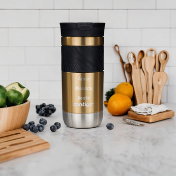Mug thermique Contigo Byron 2.0 470ml avec gravure - l'or