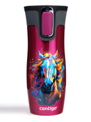 Taza térmica Contigo West Loop 2.0 470ml - Caballo - Frambuesa