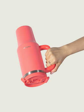 Mug thermique avec paille Contigo Streeterville Tumbler 1200 ml - Coral