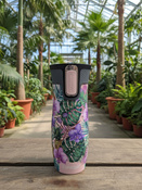 Contigo West Loop 2.0 470ml Thermalbecher - Rosa Matte - Monstera