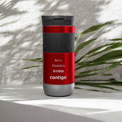 Thermobecher mit gravur Contigo Byron 470ml - Rot