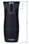 Contigo West Loop 2.0 470ml Thermobecher - Electric - Latte