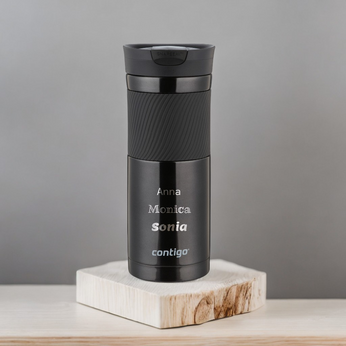 Mug thermique Contigo Byron 2.0 590 ml avec gravure - Noir