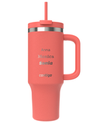 Thermal water mug with engraving Contigo Streeterville Tumbler 1200 ml - Coral
