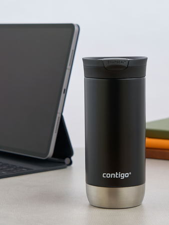 Termo cafe Contigo Huron 2.0 470ml - Negro - postventa
