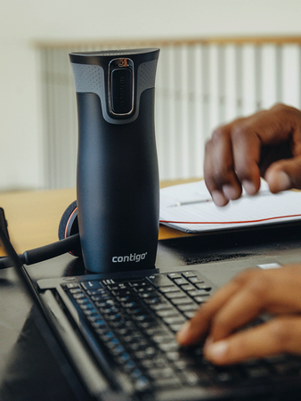 Termo cafe Contigo West Loop 2.0 470 ml - Negro Mate