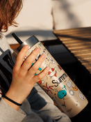 Taza térmica con paja Contigo Luxe Tumbler 720ml - Summer - Brown Sugar