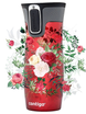 Taza térmica Contigo West Loop 2.0 470 ml - Flores - Rojo