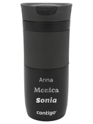 Taza térmica Contigo Byron 470ml con grabado - Negro mate