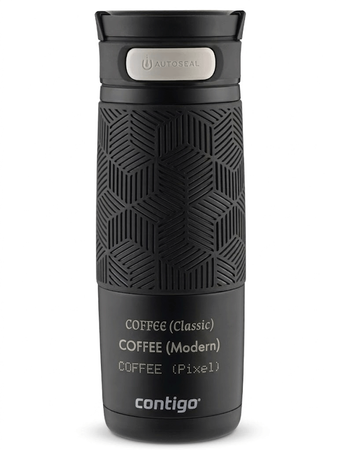 Taza térmica Contigo Transit (Metra) con grabado personalizado - Negra