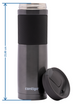 Thermobecher mit gravur Contigo Byron 720ml - Gunmetal 
