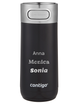 Personalisierbarer thermobecher Contigo Luxe Autoseal 360 ml - Schwarz