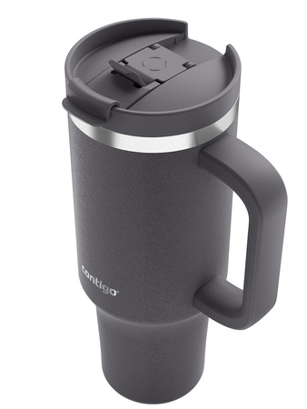 Becher mit Thermalwasser mit Gravur Streeterville Tumbler 1200 ml - Darkstone