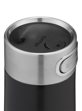 Taza térmica Contigo Luxe 360ml con grabado - Negro