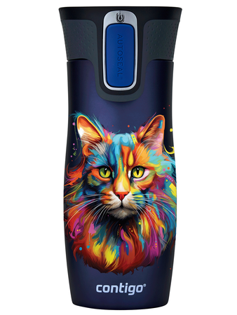 Taza térmica Contigo West Loop 2.0 470ml - azul marino - Gato