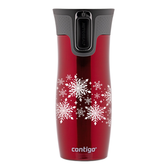 Taza térmica Contigo West Loop 470 ml Snow Stars - Roja