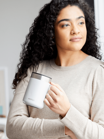 Taza térmica con asa Contigo Streeterville 420 ml - Blanco.